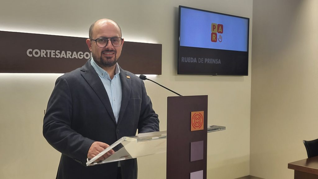 El PAR registra un recurso de amparo ante el Tribunal Constitucional por la “vulneración de sus derechos” al no poder hacer preguntas al presidente de Aragón en los plenos de las Cortes